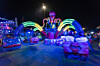 octopus fairground ride at night