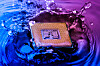 A processor falling into water