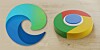 Edge and Chrome logos next to each other