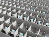 Endless rows of cubicles