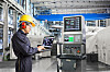 Someone monitoring industrial equipment