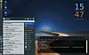 MX Linux 25.1 with the default Xfce, with start menu at bottom left – and sysvinit
