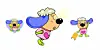 Dokkin, the mascot of the Japan Fair Trade Commission