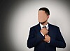 Faceless man