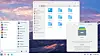 Xfce 4.20 desktop with the Thunar file manager open, showing the about screen