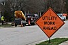 Contractors working on behalf of Google Fiber begin laying cable in a residential area. Pic credit: Sharkshock / Sutterstock