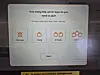 Sainsbury's self-service screen with Windows Activation message