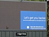 Backup and running? Not this digital sign