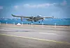 Tekever AR5 surveillance drone drone taking off