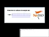 NetBSD 11.0 showing the very minimal XDM login screen