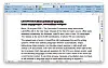 The LibreOffice 26.8 press release in a macOS window, showing a ribbon interface much like the one in Mictrosoft Word
