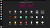 GNOME 51 showing the overview screen and app launcher, here running inside VirtualBox 7.2.20