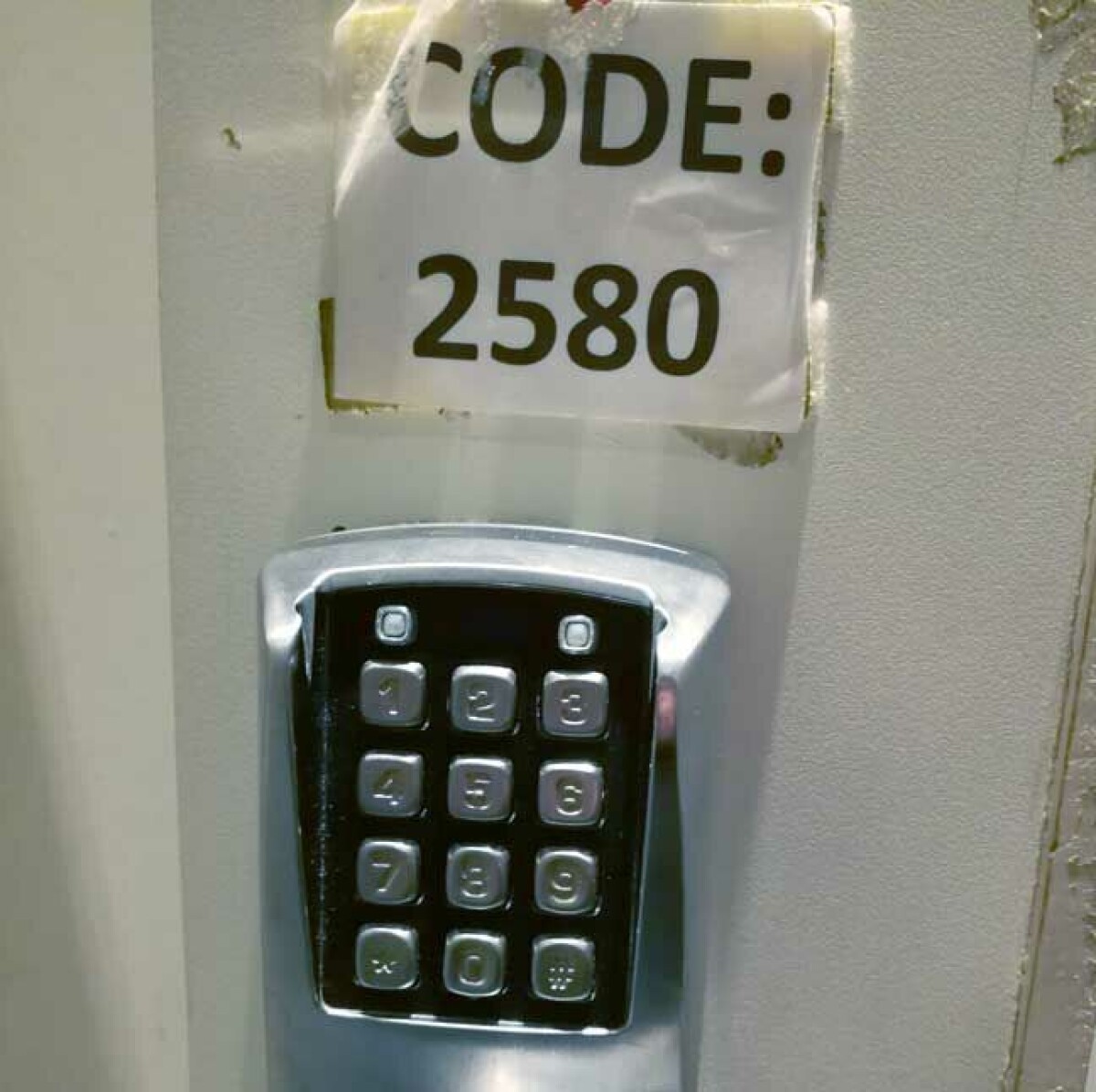 Could you speak up a bit? I didn't catch your password