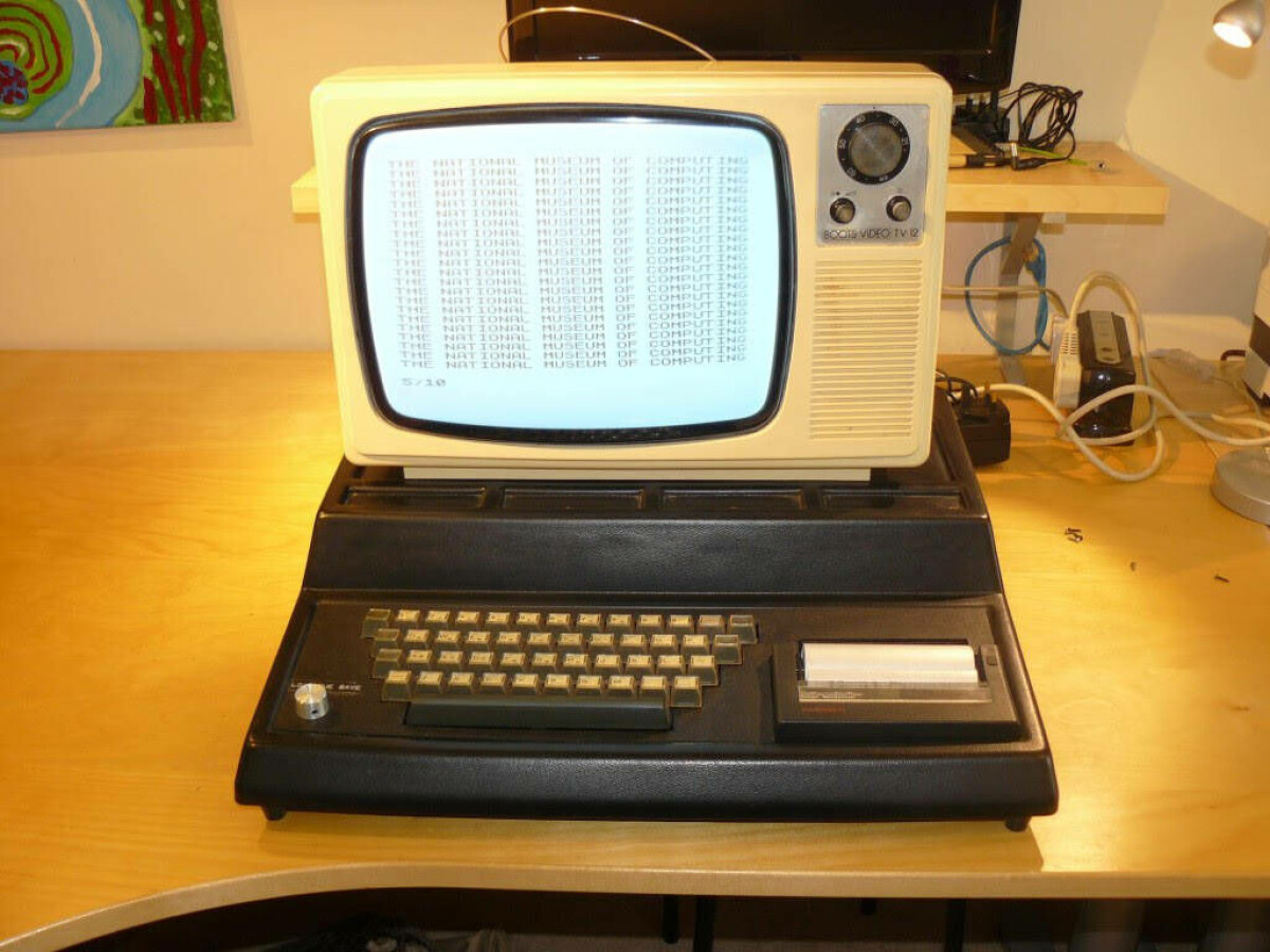 The 40-Year-Old Version: ZX81's sleek plastic case shows no sign