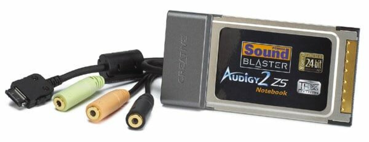 Creative Audigy 2 ZS Notebook PCMCIA sound card