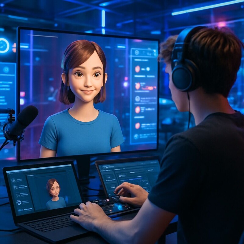Google Gemini can present cartoon or lifelike avatars to lip-sync generative chatter