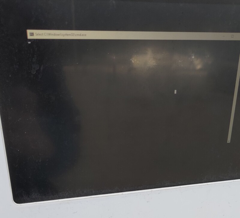 Oh no, what happened to my OOHPod? Windows command prompt puts in a surprise appearance